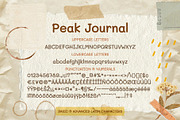 Peak Journal | Casual Notebook Font, a Handwritten Font by LuOtero (Thumbnail 3 of 11)