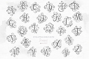 Flourish Letters svg, Alphabet 020, a Graphic by Drawberx (Thumbnail 2 of 7)