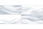 16 White Minimalist 3D Wave Textures, a Background Graphic by BazziBa♥ (Thumbnail 2 of 5)