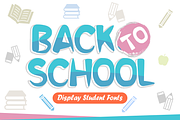 Back To School - Kids Font Types, a Font by KiddoGlyphs Studio (Thumbnail 1 of 3)