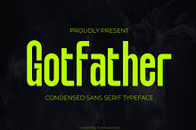 Gotfather -Condensed Sans Serif Font