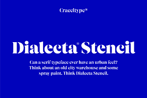 Dialecta Stencil