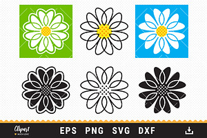 Daisy SVG, Icon, Flowers Clipart, an Icon by ClipartMuchLove
