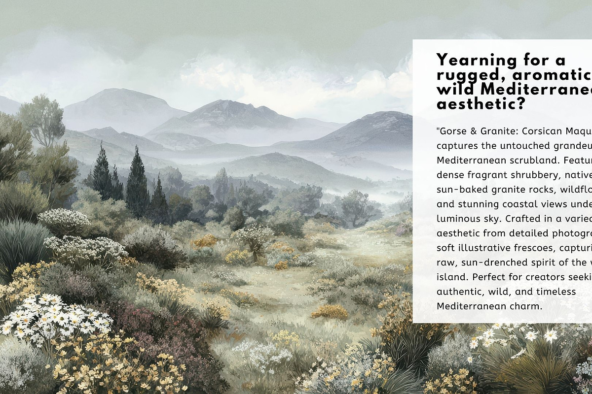 30+ Corsican Maquis Bundle, a Decorative Illustration by Virgo Studio (Photo 2 of 6)