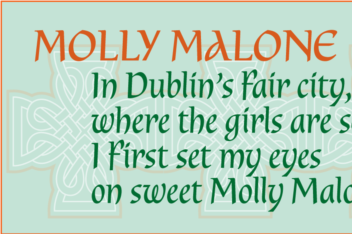 Dublin, a Serif Font by Alan Meeks Collection