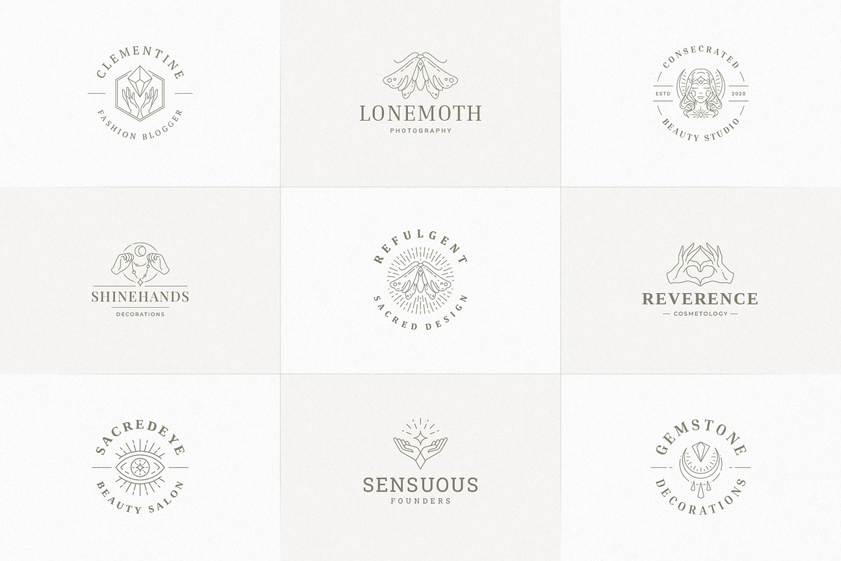 36 Esoteric Logo Templates | Canva, a Branding & Logo Template by Vasya Kobelev (Photo 9 of 10)
