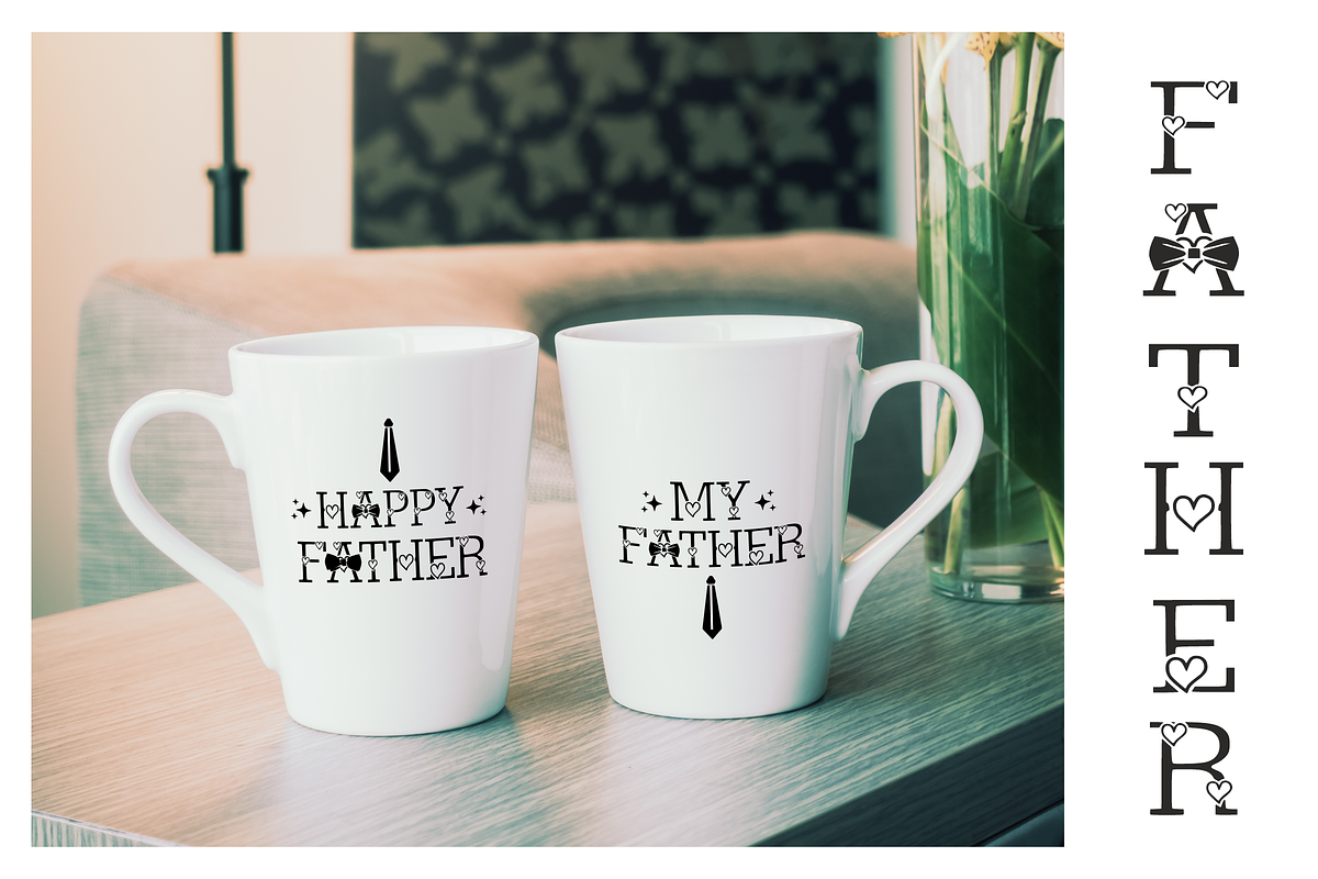 My Father - Father's Day Font Types, a Font by KiddoGlyphs Studio (Photo 5 of 8)