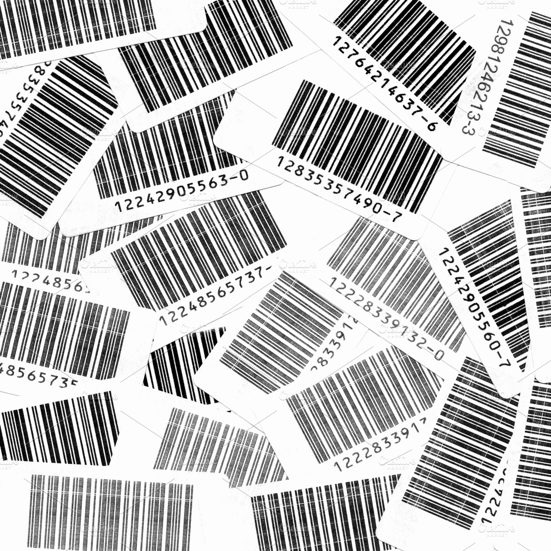 Barcode stock photo containing bar and code