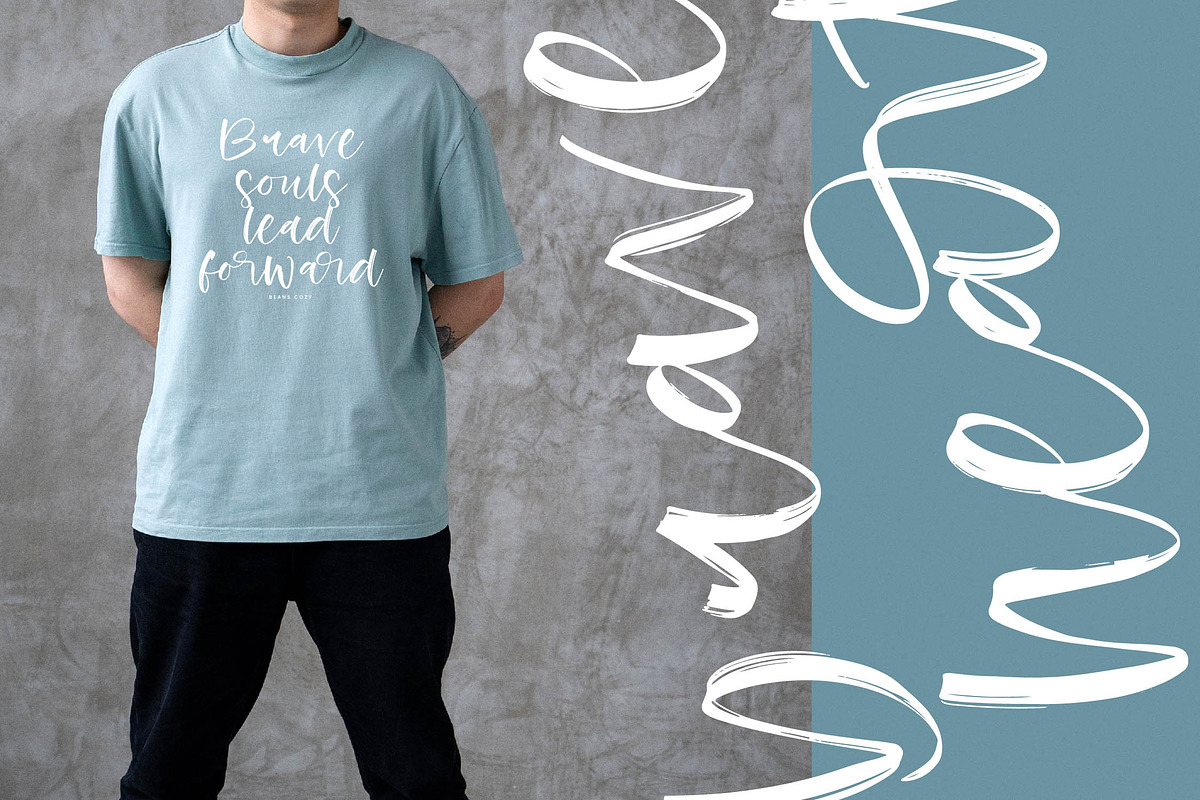 Beans Cozy Modern Handbrush Script, a Script Font by stylishtype.co (Photo 10 of 20)