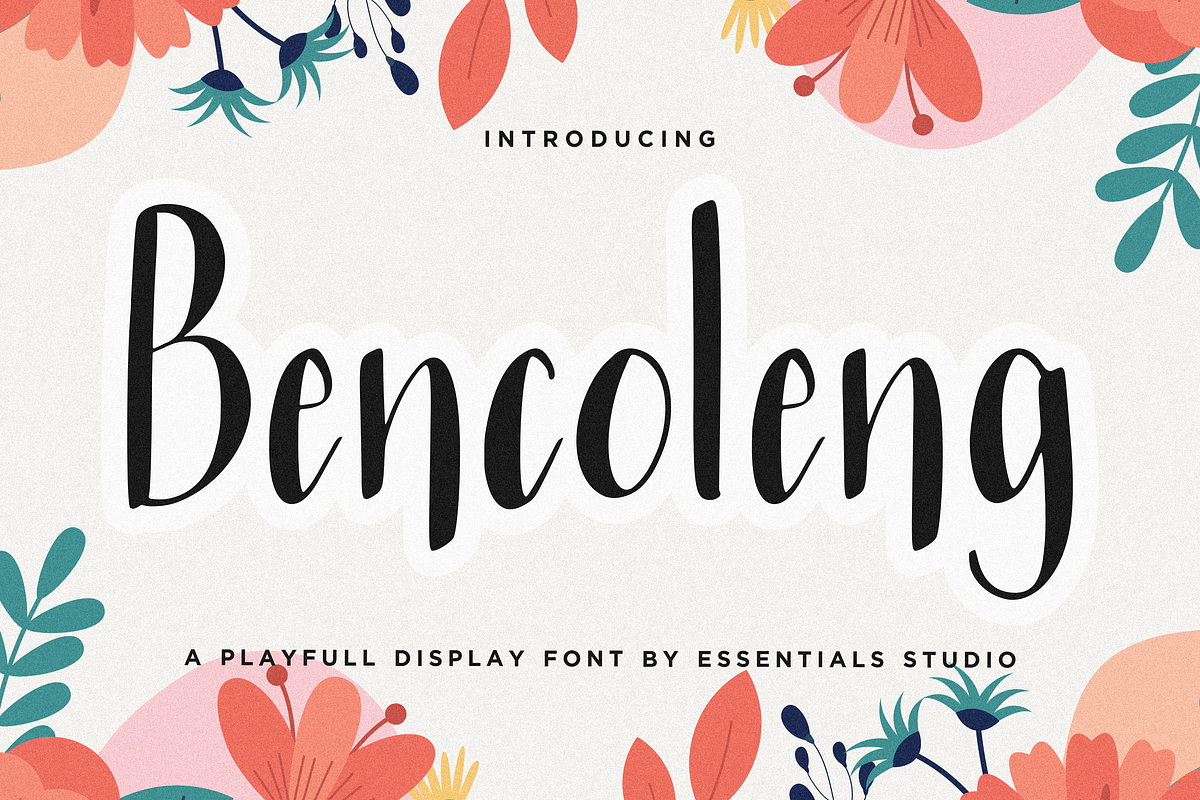 Bencoleng, a Script Font by Essentials Studio (Photo 1 of 8)