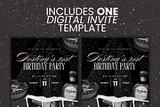 Birthday Invitation Template DIY, a Social Media Template by Lux Logo Studios (Thumbnail 6 of 8)