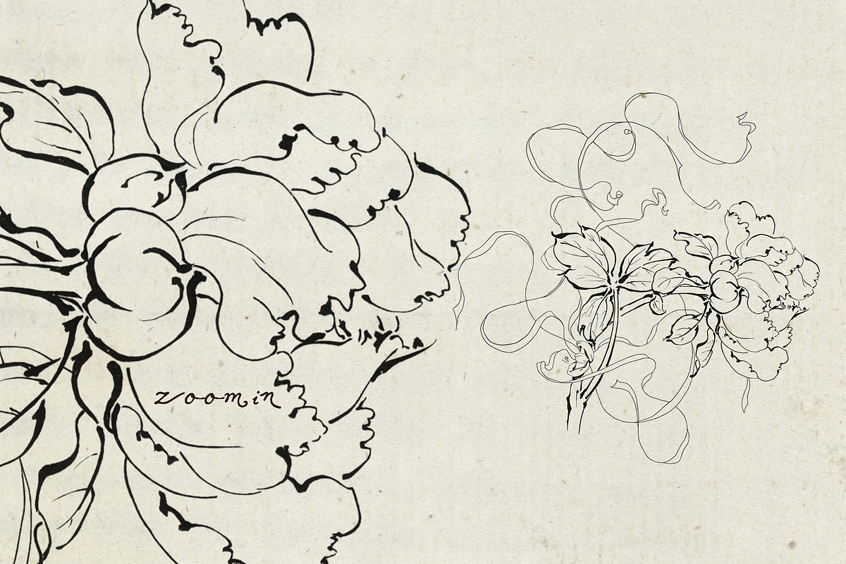 Bracquemond Flower Overlays, a Texture Graphic by Lilithcollageart (Photo 8 of 10)