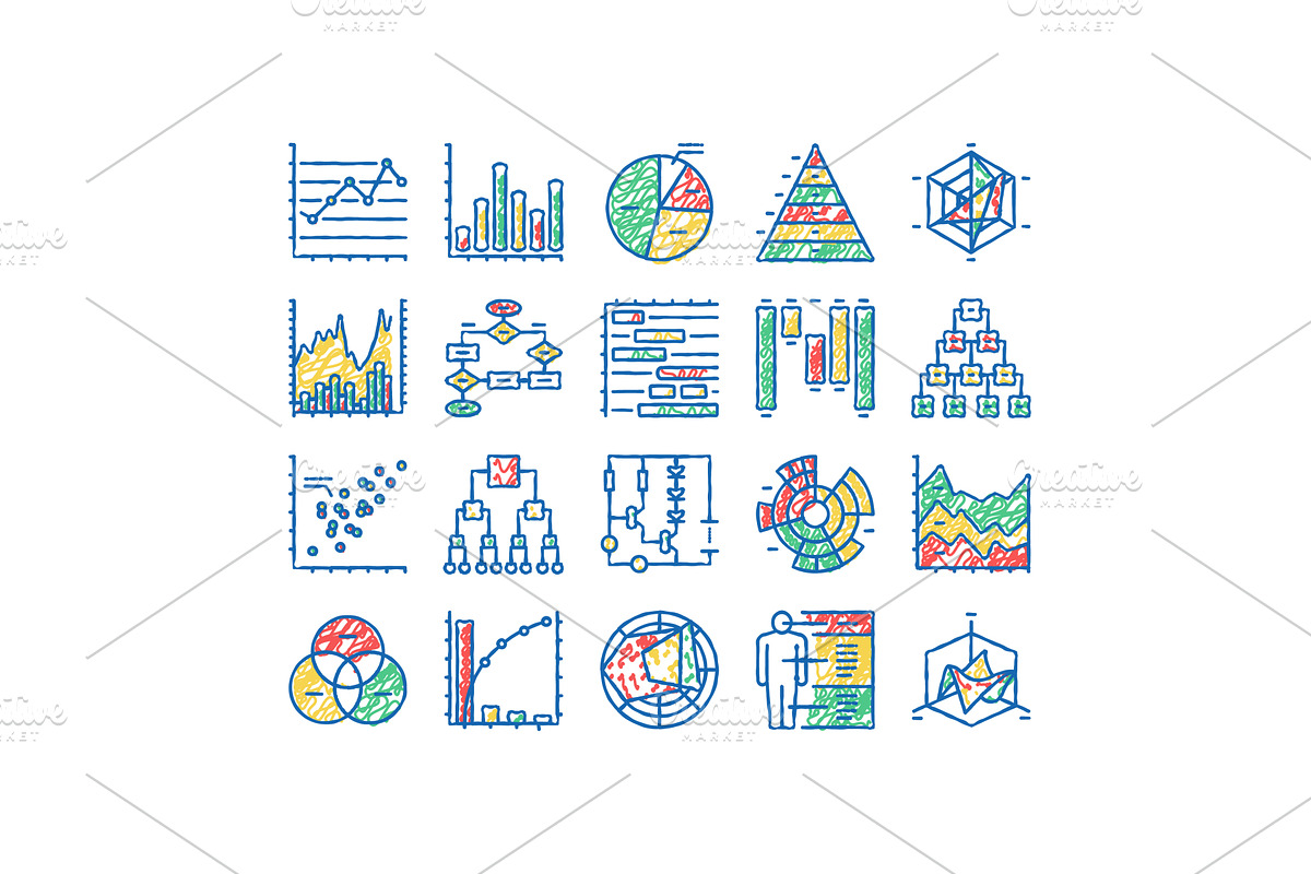 Graph For Analyzing And Research, an Object Illustration by pikepicture