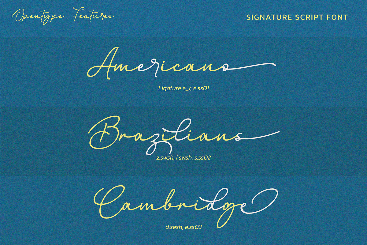 Billstone Signature, a Script Font by din-studio.com (Photo 8 of 10)