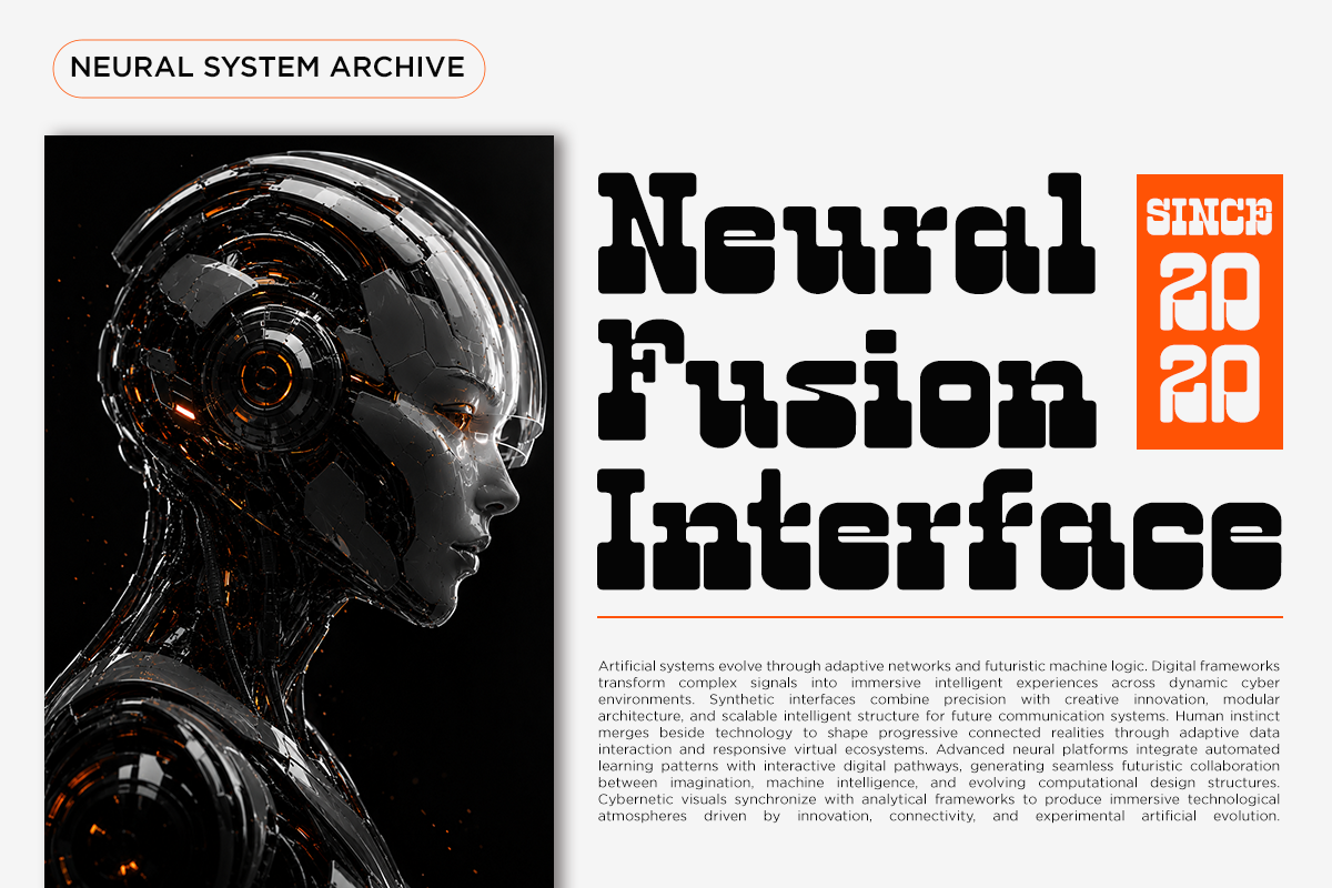 Technology Slab Serif Font - Neficto, a Slab Serif Font by Font Liner (Photo 3 of 10)