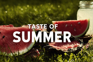 Picnic grass scene TASTE OF SUMMER, a Holiday Photo by Virgo Studio
