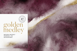 Golden Medley Abstract Backgrounds
