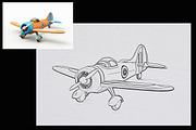 Pencil Sketch Photoshop Template, an Action Add-On by 3d_model_tifotizi (Thumbnail 2 of 2)