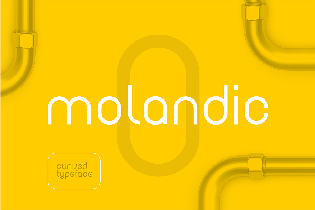 Molandic, a Font by Aarley Kaiven (Photo 1 of 7)