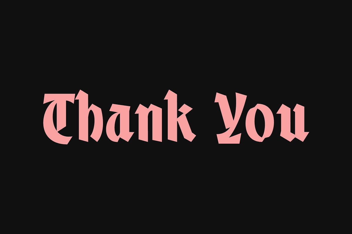 The Bullova Blackletter Fonts, a Blackletter Font by Angin Studio (Photo 18 of 18)