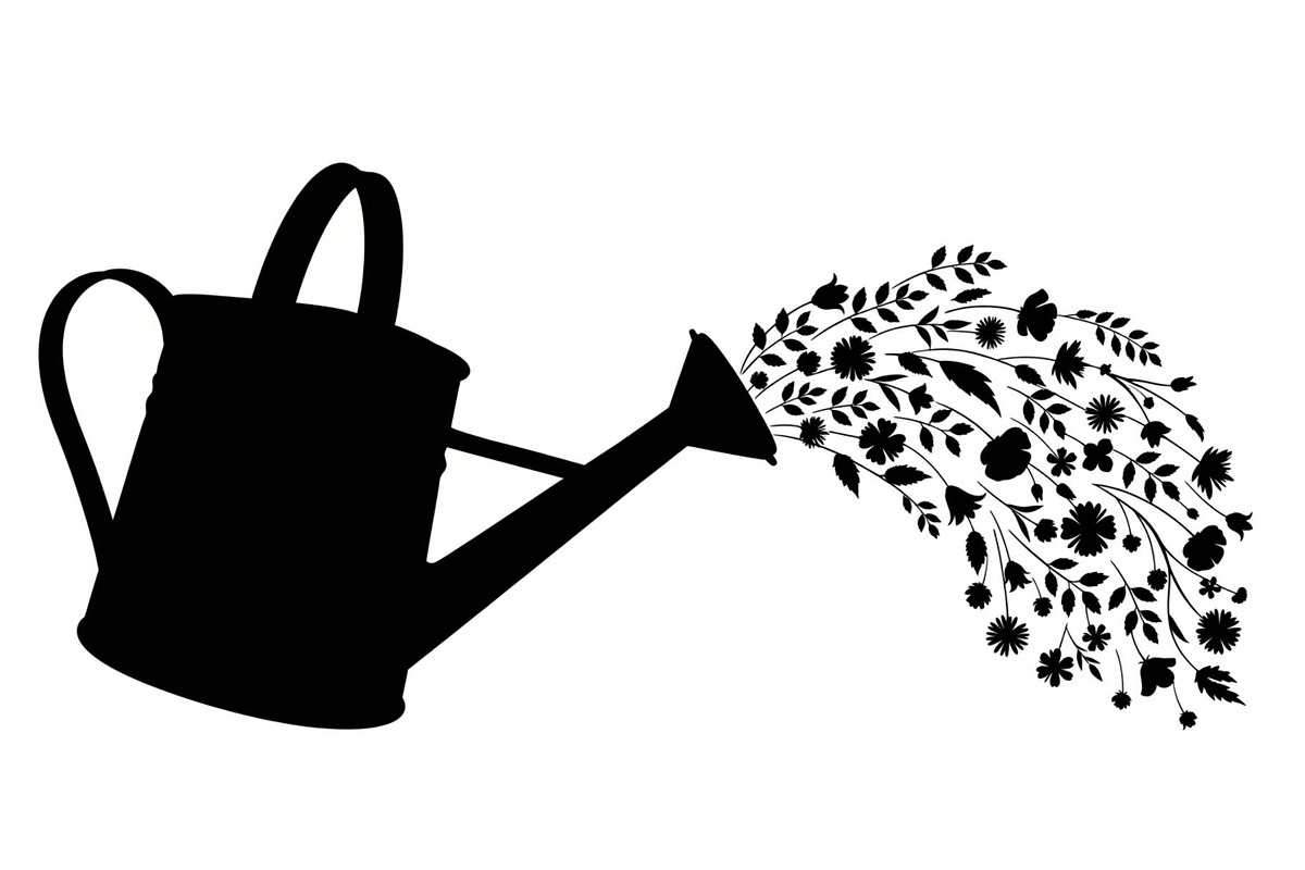 Floral Watering Can Design Bundle, an Illustration by Gaye Art (Photo 7 of 31)