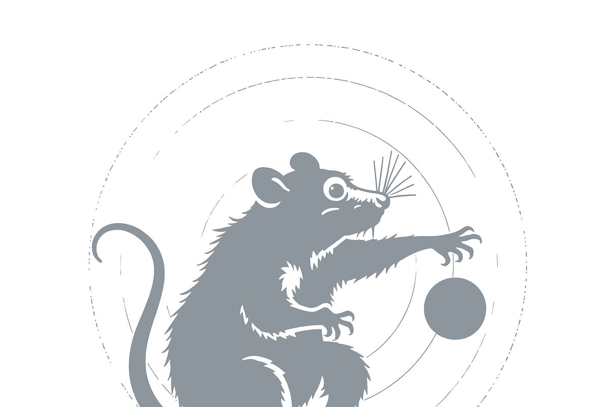 Cheeky Cartoon Rat Mascot, a Person Illustration by CarWrap design (Photo 2 of 3)