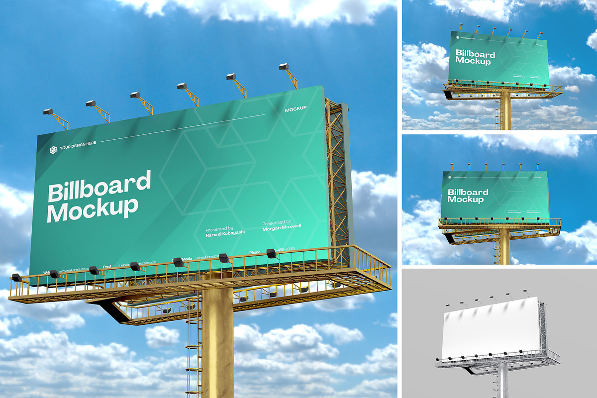 Billboard Mockup, an Advertising Mockup by graphicsecond (Photo 1 of 5)