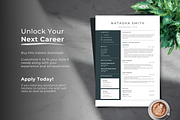 Professional Minimalist Resume Dark, a Resume Template by Helpful Hues (Thumbnail 8 of 8)