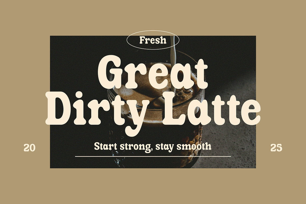 Chocovan Groovy — Retro Groovy Serif, a Serif Font by Claymoon Lab (Photo 6 of 8)