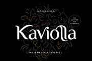 Kaviolla Modern Serif Font, a Serif Font by Dicubit (Thumbnail 1 of 11)