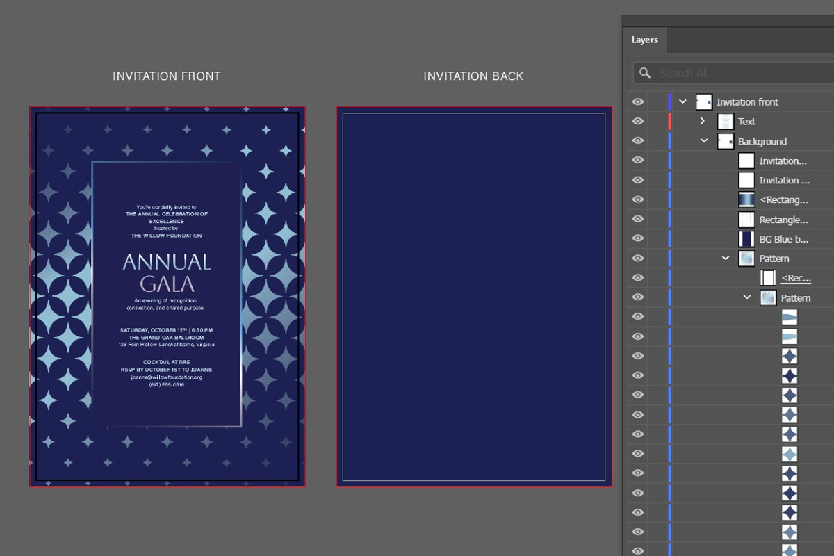Gala Invite Adobe Temp - 35, a Design Template by BloomToLife By Dona (Photo 2 of 6)