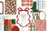 Christmas Backgrounds Frames Labels, a Background Graphic by PeDe Designs (Thumbnail 1 of 16)