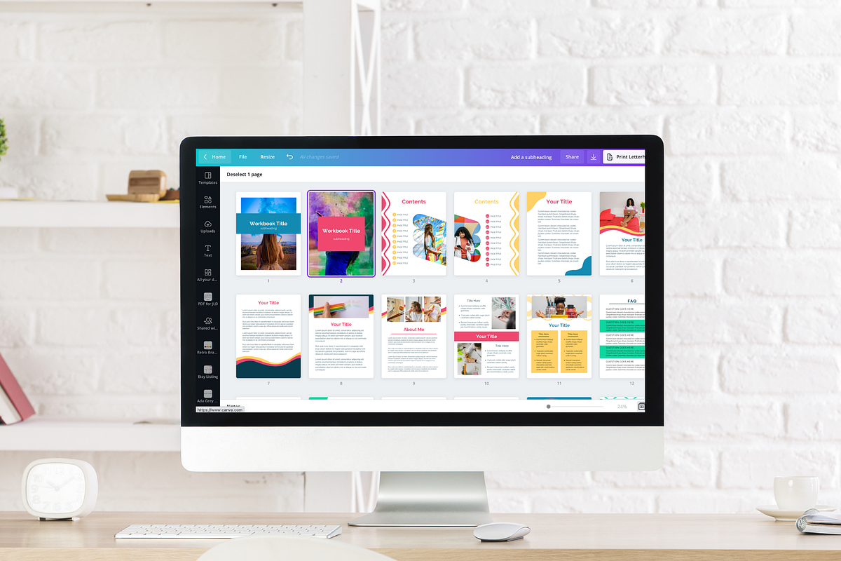 Colorful Lead Magnet Template, a Templates & Theme by Joanna Lane Designs (Photo 3 of 4)