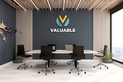 PSD Office Wall Logo Mockup, an Advertising Mockup by Ayy (Thumbnail 12 of 23)
