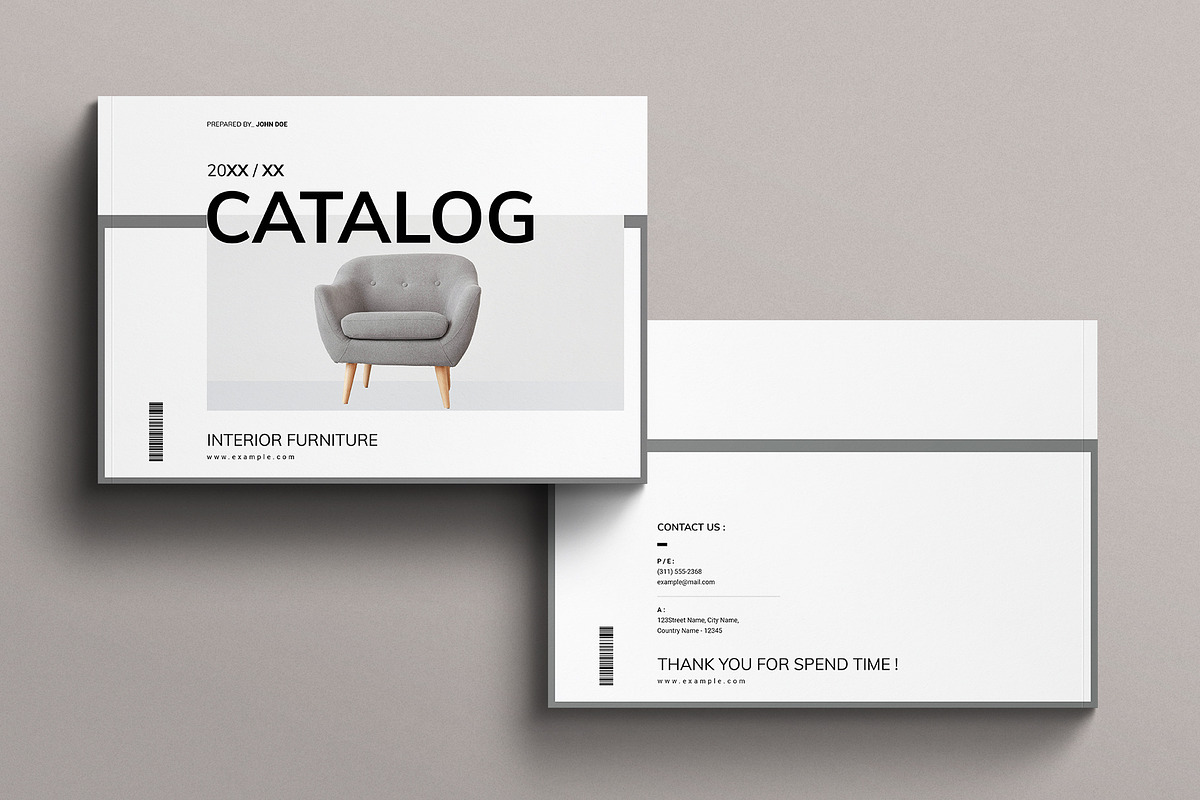 Minimal Product Catalog Layout, a Brochure Template by E-Type (Photo 7 of 7)
