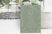 Sensuous Line Floral Crests Wreaths, an Illustration by whiteheartdesign (Thumbnail 8 of 9)