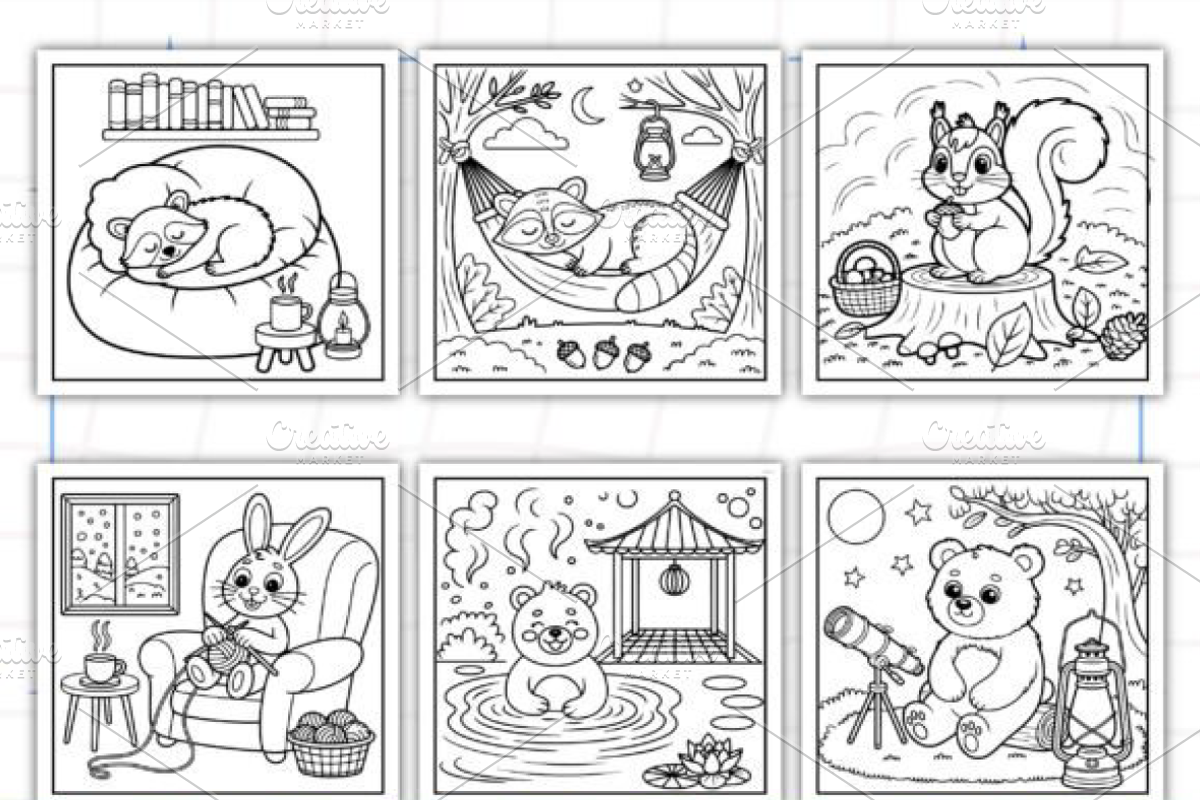 Bold and Easy Cozy Animals, an Animal Illustration by Design Station (Photo 8 of 9)