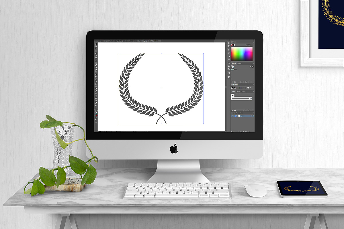 Laurel Wreath & Gold Award, an Object Graphic by Plaid4You (Photo 4 of 5)