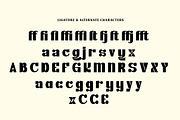 Furga, a Serif Font by Burnoth Design Co. (Thumbnail 11 of 12)