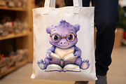 Cute Dinosaur Watercolor Clipart, an Illustration by Rose Art (Thumbnail 6 of 7)