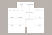 Fitness Planner Pages Set V-06, a Stationery Template by shahsoft (Thumbnail 3 of 3)