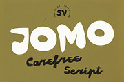 JOMO Carefree Detox Vibe Script, a Script Font by Struvictory.art (Thumbnail 1 of 8)