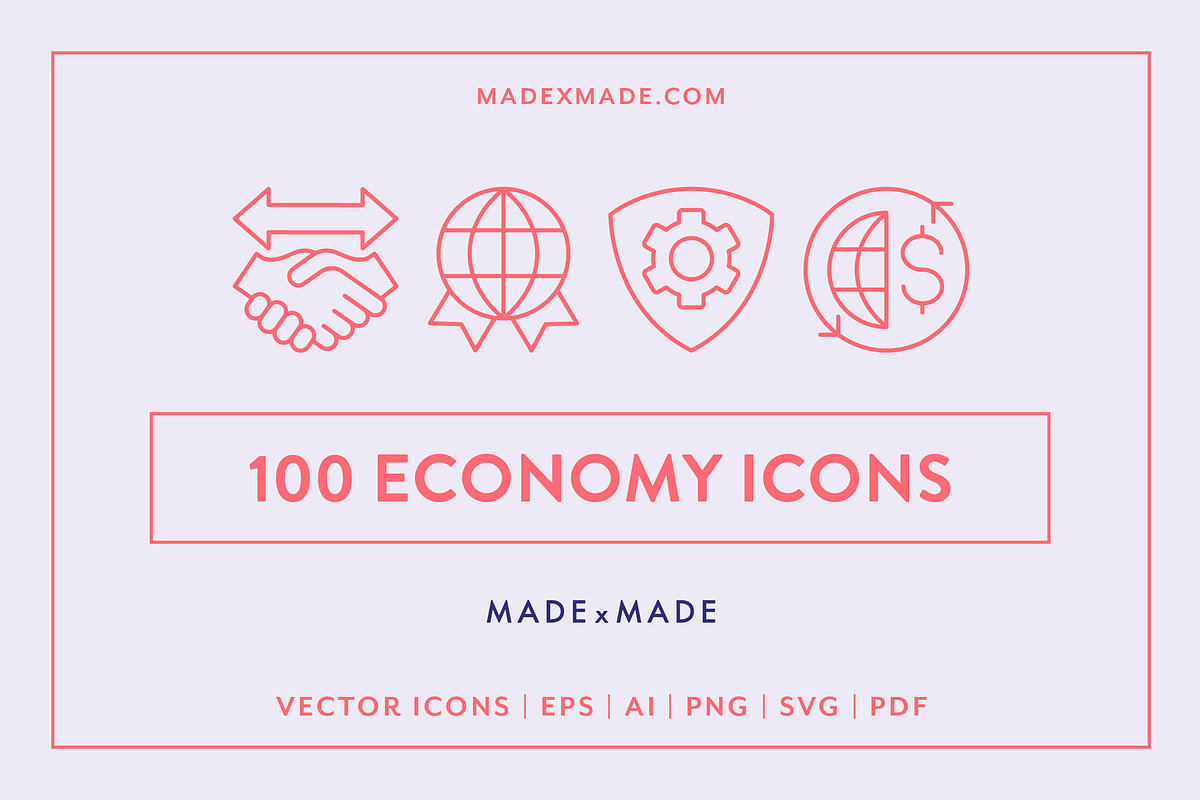Economy Line Icons, an Outline Icon by Made by Made (Photo 1 of 7)