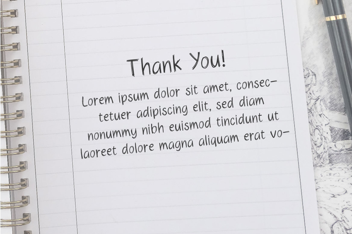 Sketchy - Rough Sans Serif Font, a Font by Mightyfire (Photo 2 of 3)
