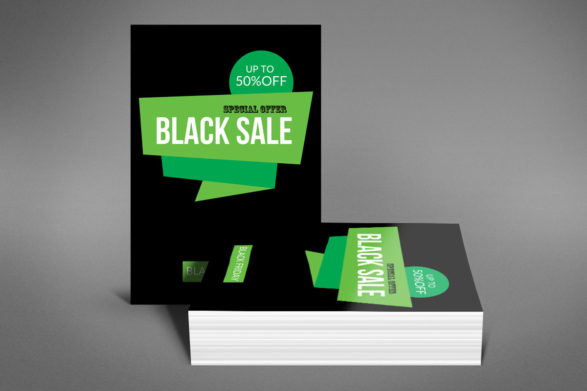 Black Friday Sale Flyer, a Flyer Template by graphicforest (Photo 4 of 4)
