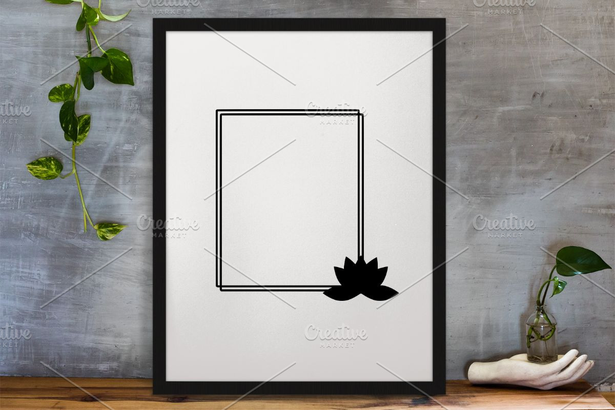 Frame Silhouette SVG #2, a Decorative Illustration by newminddesign (Photo 3 of 3)