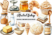Neutral Baking Clipart, an Illustration by Daily.Designs (Thumbnail 1 of 5)