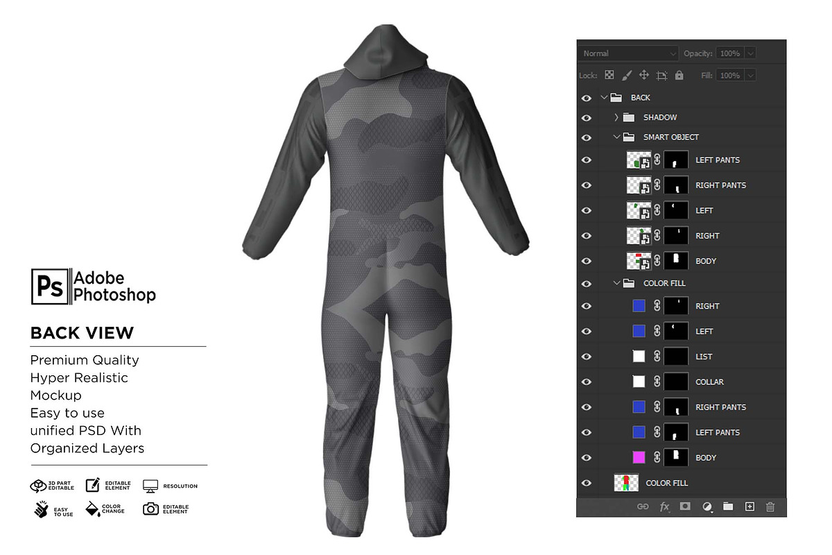 Hoodie Jumper Wearpack Mockup, a Hoody Mockup by Nanggroe Scripting (Photo 8 of 9)