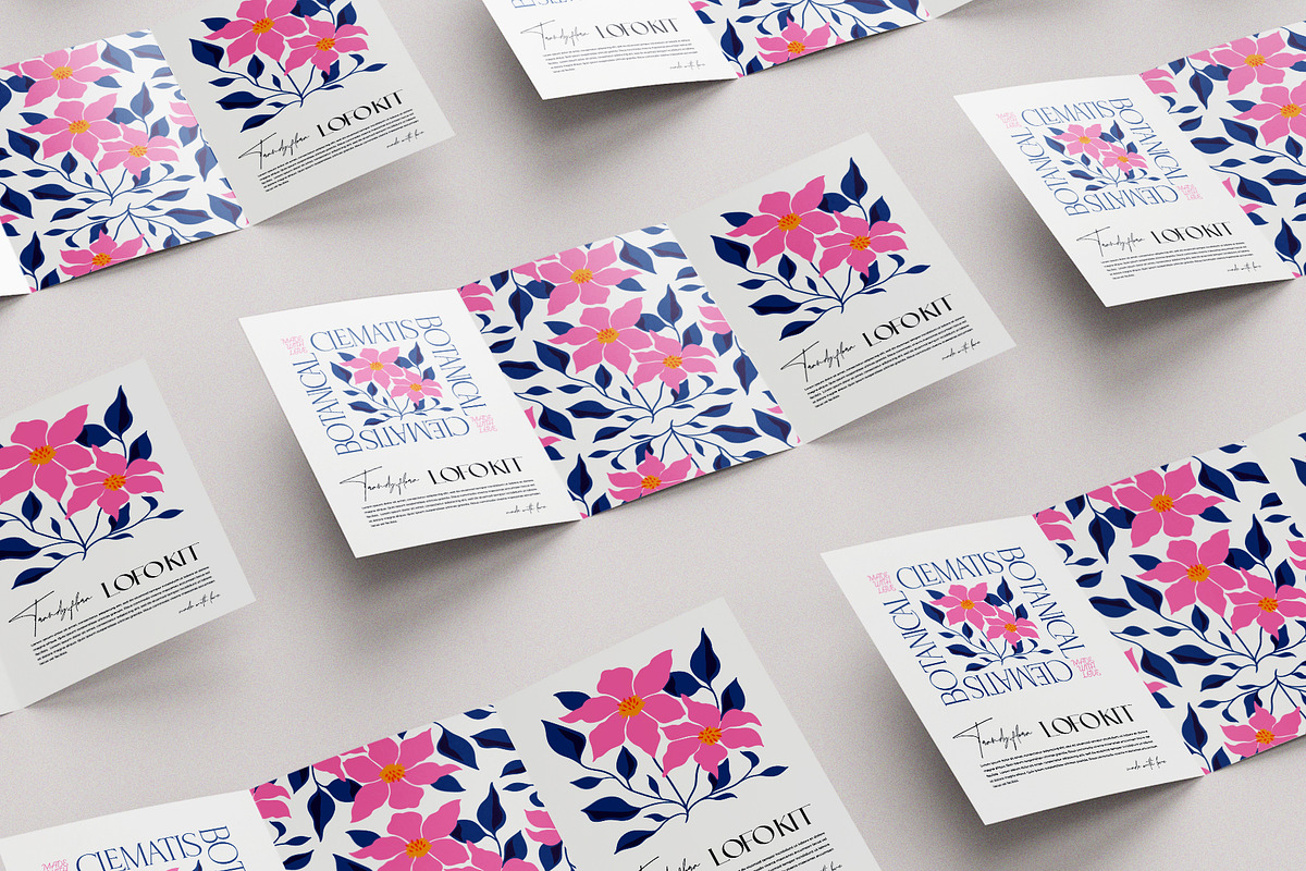 Trendy Flora Logo Kit, a Branding & Logo Template by KetteCreate (Photo 10 of 18)