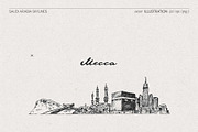 Saudi Arabia Skylines, a Work Illustration by TheMountBirdStudio (Thumbnail 7 of 10)